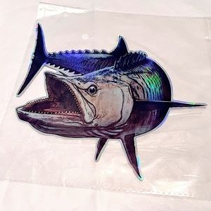 Holographic Big Game Fishing Fisherman Sport Big Catch Decal Sticker WaterProof